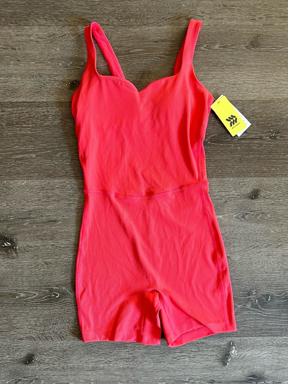 NWT XS All in Motion Coral Athletic Body Suit Jumper Romper
